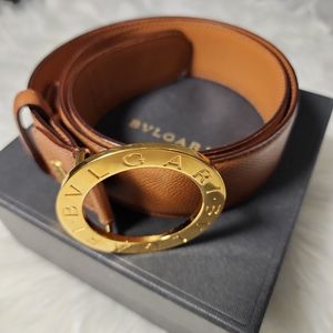 Bvlgari Belt Brown